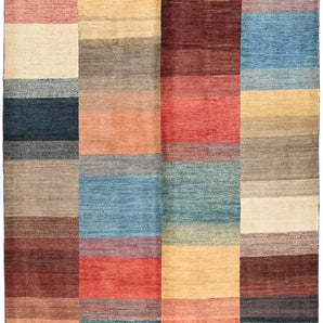 Orientmattor Gabbeh handwoven rug, 237x172 cm, featuring traditional Oriental design and vibrant colors.