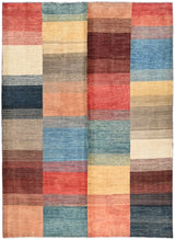 Orientmattor Gabbeh handwoven rug, 237x172 cm, featuring traditional Oriental design and vibrant colors.