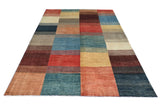 Orientmattor Gabbeh handwoven rug, 237x172 cm, featuring traditional oriental design and vibrant colors.