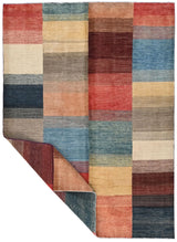 Orientmattor Gabbeh handwoven rug, 237x172 cm, featuring traditional oriental design with rich colors and intricate patterns.