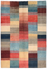 Handwoven Gabbeh Oriental rug by Orientmattor, 290x200 cm with intricate patterns and rich colors, model 65285.