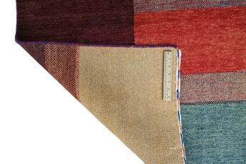 Handknuten Gabbeh Oriental rug by Orientmattor, 290x200 cm, showcasing intricate patterns and vibrant colors.