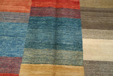 Orientmattor Handknuten Gabbeh Oriental rug 296x202 cm with intricate patterns and warm colors, showcasing traditional craftsmanship.