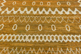 Handknuten Moracco Oriental Gabbeh rug, 238x175 cm, with traditional geometric patterns and rich earthy tones.
