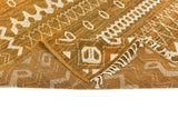 Handwoven Gabbeh Moracco Oriental rug, 238x175 cm by Orientmattor with intricate traditional patterns on a colorful background.