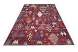 Handknuten Moracco Oriental Gabbeh rug by Orientmattor, 283x203 cm with intricate traditional patterns.