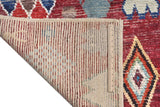 Handwoven Moracco Oriental Gabbeh rug by Orientmattor, 283 x 203 cm with intricate traditional patterns.