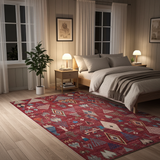 Handknuten Moracco Oriental Gabbeh rug from Orientmattor, 283x203 cm, featuring traditional patterns and rich colors.