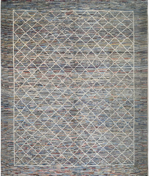 Orientmattor Gabbeh Moroccan Oriental handwoven rug, 292 x 257 cm, featuring traditional patterns and rich colors.