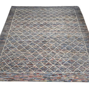 Orientmattor handknuten Gabbeh Moracco Oriental rug, 292x257 cm, detailed woven design on a plush textile surface.