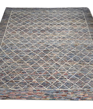 Orientmattor handknuten Gabbeh Moracco Oriental rug, 292x257 cm, detailed woven design on a plush textile surface.