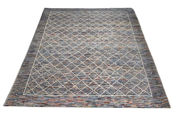 Orientmattor handknuten Gabbeh Moracco Oriental rug, 292x257 cm, detailed woven design on a plush textile surface.