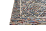 Orientmattor Gabbeh Moracco Oriental handwoven rug, 292x257 cm, featuring intricate traditional patterns and warm earthy tones.