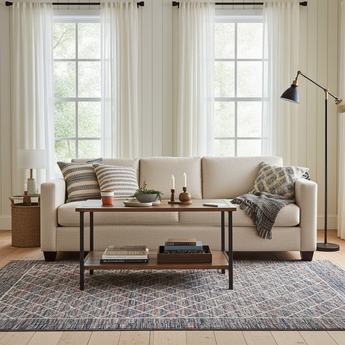 Handknuten Gabbeh Oriental rug in Moracco style, 292x257 cm, from Orientmattor with intricate patterns and rich colors.