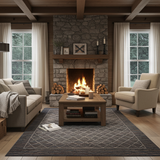 Orientmattor Moracco Oriental Gabbeh handwoven rug, 292x257 cm with intricate traditional patterns and vibrant colors.
