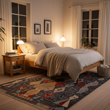 Handknuten Moracco Oriental Gabbeh rug by Orientmattor, 294x260 cm, detailed traditional design with rich colors.
