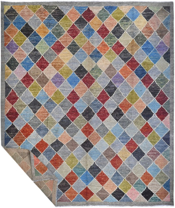 Orientmattor Moracco Gabbeh handwoven rug, 295x250 cm, featuring traditional oriental patterns and rich colors.