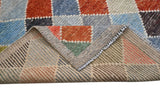 Handknuten Moracco Oriental Gabbeh matta in natural colors, measuring 295 x 250 cm, from Orientmattor, with intricate patterns.