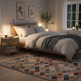 Handknuten Moracco Oriental Gabbeh rug by Orientmattor, 295 x 250 cm with intricate patterns and rich colors.