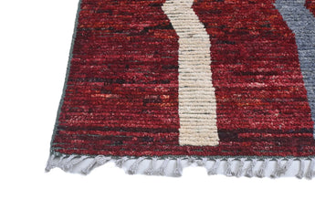 Handknuten Moracco Oriental Gabbeh rug by Orientmattor, 296x208 cm, featuring traditional patterns and rich textures.