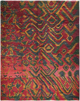 Handknuten Moracco Oriental Gabbeh rug in natural colors, 296x252 cm, showcasing intricate tribal patterns and craftsmanship.
