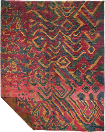 Handwoven Moracco Oriental Gabbeh rug from Orientmattor, 296x252 cm with intricate traditional patterns.