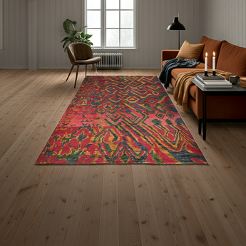 Handknuten Moracco Oriental Gabbeh rug by Orientmattor, 296x252 cm, featuring intricate traditional patterns and rich colors.