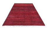 Handknuten Moracco Oriental Gabbeh rug, 299x213 cm, with intricate traditional patterns and rich colors.