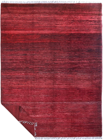 Orientmattor Moracco Gabbeh handknuten oriental matta, 299x213 cm, detailed geometric patterns in warm tones.