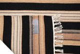 Colorful Kelim Dhurrie 53738 from Orientmattor with intricate geometric patterns, woven textile rug for home decor.