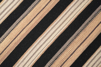 Colorful Orientmattor Kelim Dhurrie with intricate patterns, showcasing traditional woven design on a flat surface.