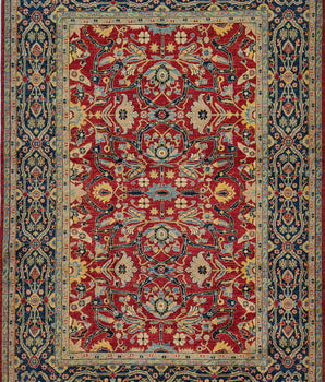 Handwoven Kelim rug with geometric patterns from Orientmattor, Ziegler No.65862, featuring earthy tones and intricate traditional design.