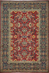 Handwoven Kelim rug with geometric patterns from Orientmattor, Ziegler No.65862, featuring earthy tones and intricate traditional design.