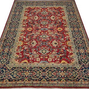 Handwoven Kelim rug Ziegler No.65862 from Orientmattor featuring intricate geometric patterns in warm earthy tones.