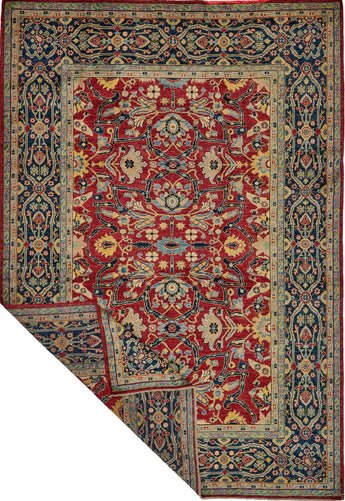 Handknuten Kelim Ziegler rug by Orientmattor featuring intricate geometric patterns in earthy tones.