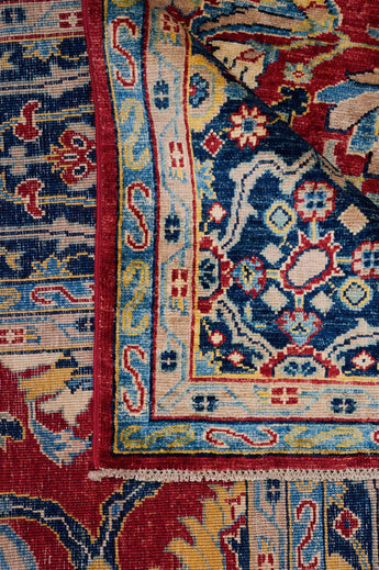 Handknuten Kelim rug Ziegler No.65862 by Orientmattor, featuring intricate geometric patterns and warm earthy tones.
