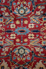 Handwoven Kelim rug from Orientmattor, Ziegler No.65862, featuring intricate geometric patterns and warm earthy tones.