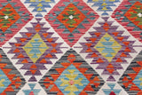 Handvävd Matta Kelim-Chobi Oriental 198 x 200 cm Nr. 65662 - Orientmattor