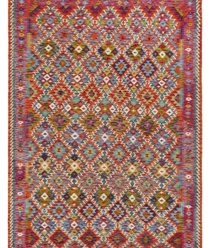 Handvävd Matta Kelim-Chobi Oriental 242 x 165 cm Nr. 65660 - Orientmattor