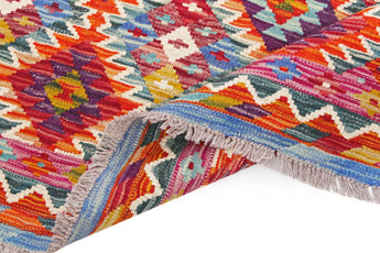 Handvävd Matta Kelim-Chobi Oriental 242 x 165 cm Nr. 65660 - Orientmattor