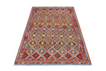 Handvävd Matta Kelim-Chobi Oriental 242 x 165 cm Nr. 65660 - Orientmattor