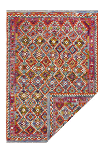 Handvävd Matta Kelim-Chobi Oriental 242 x 165 cm Nr. 65660 - Orientmattor