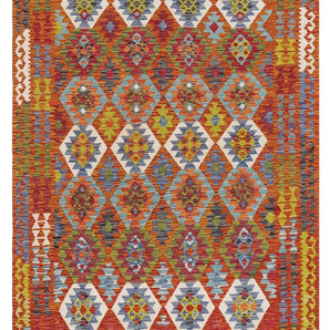 Handvävd Matta Kelim-Chobi Oriental 242 x 170 cm Nr. 65663 - Orientmattor