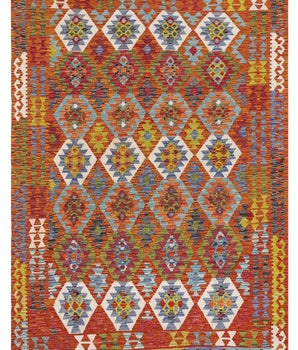 Handvävd Matta Kelim-Chobi Oriental 242 x 170 cm Nr. 65663 - Orientmattor