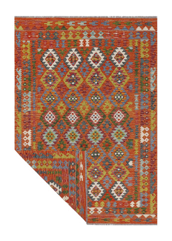 Handvävd Matta Kelim-Chobi Oriental 243 x 167 cm Nr. 65649 - Orientmattor