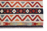 Handwoven Kelim-Chobi Oriental rug by Orientmattor, 243 x 169 cm, featuring intricate patterns and rich earthy tones.