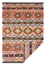 Handwoven Kelim-Chobi Oriental rug by Orientmattor, 243 x 169 cm, showcasing intricate traditional patterns and rich colors.