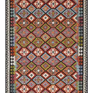 Handvävd Matta Kelim-Chobi Oriental 244 x 175 cm Nr. 65644 - Orientmattor