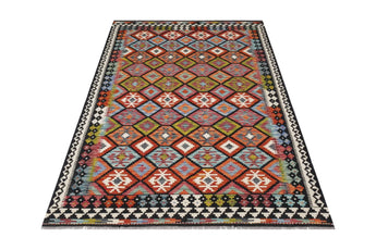 Handvävd Matta Kelim-Chobi Oriental 244 x 175 cm Nr. 65644 - Orientmattor