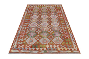 Handvävd Matta Kelim-Chobi Oriental 245 x 167 cm Nr. 65642 - Orientmattor